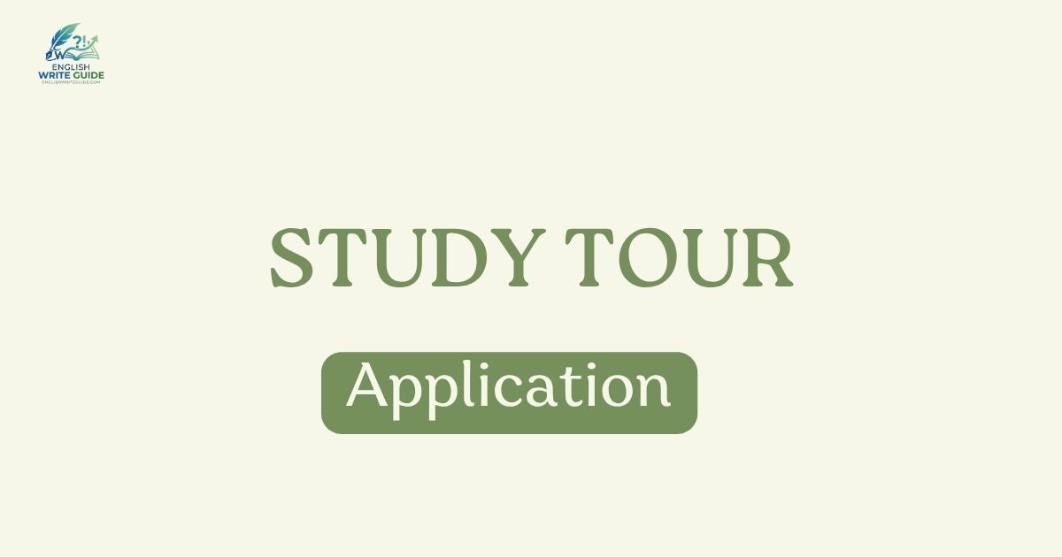 Study Tour Application