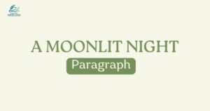 A Moonlit Night Paragraph